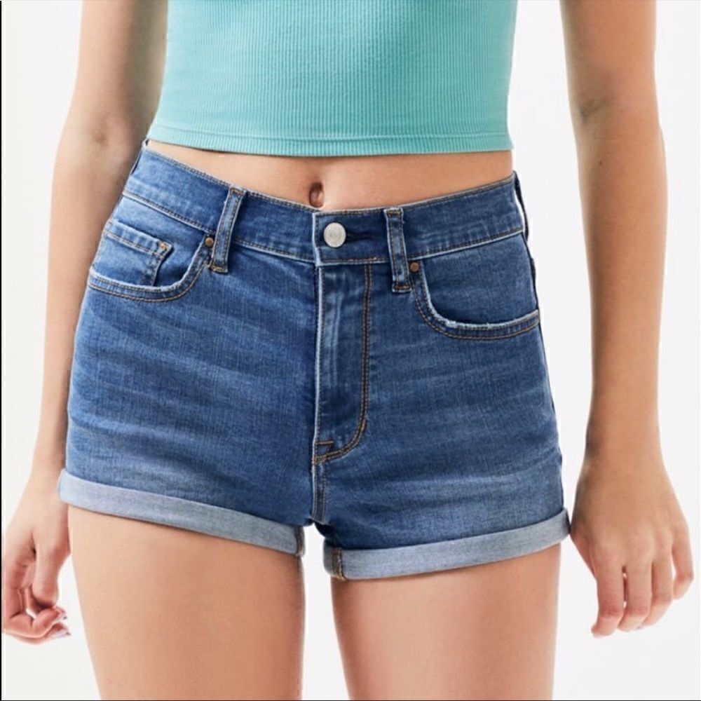 Pacsun High Rise Super Stretch Shortie